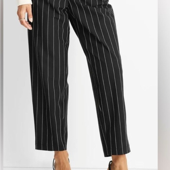 Future Collective Pants - Classic Black Striped Women's Pants